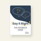 Say It Right — couverture The Feedback Game