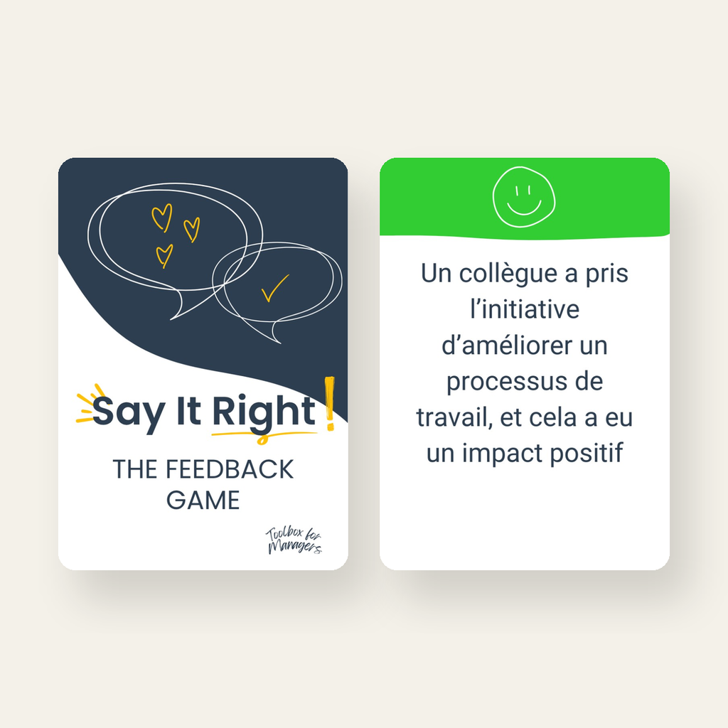 Say It Right — couverture et carte situation positive