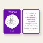 Leadership Challenge Managers de Managers — couverture et carte exemple