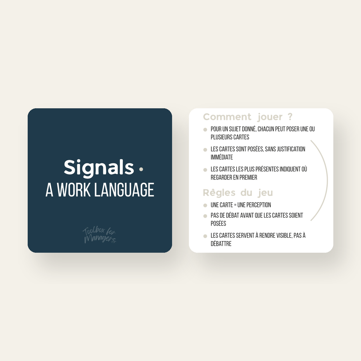 Signals — couverture et règles du jeu
