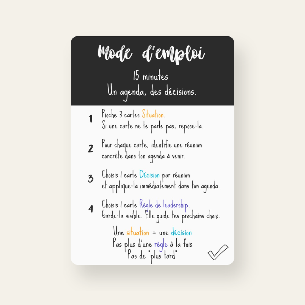 Meeting Detox — mode d’emploi 15 minutes