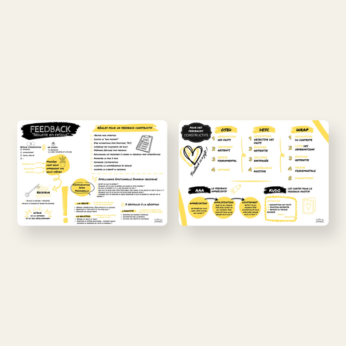 Carte Feedback — recto et verso méthodes constructives